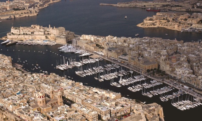 Grand Harbour Marina - a fabulous superyacht marina situated in Malta