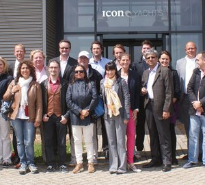 Icon Yachts hosted international press on the HISWA's Yacht Valley Press Tour 2012
