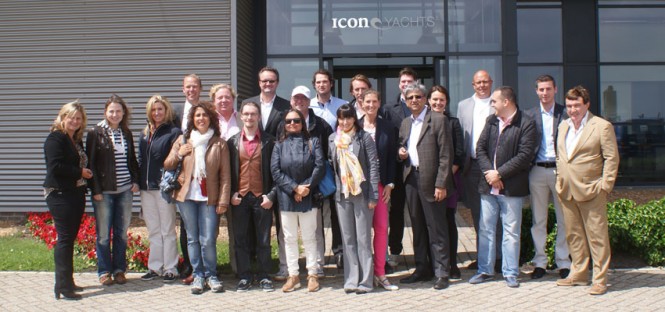 International Press Personalities at Icon Yachts