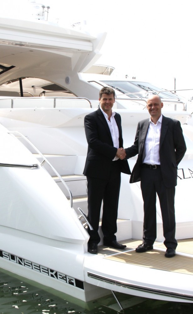 L-R: Sunseeker Operations Director Waynw Moore and Bournemouth & Poole College Principal Lawrence Vincent L-R: Sunseeker Operations Director Waynw Moore and Bournemouth & Poole College Principal Lawrence Vincent