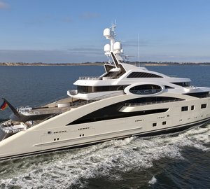 87m Lurssen superyacht ACE (ex Project Rocky) delivered