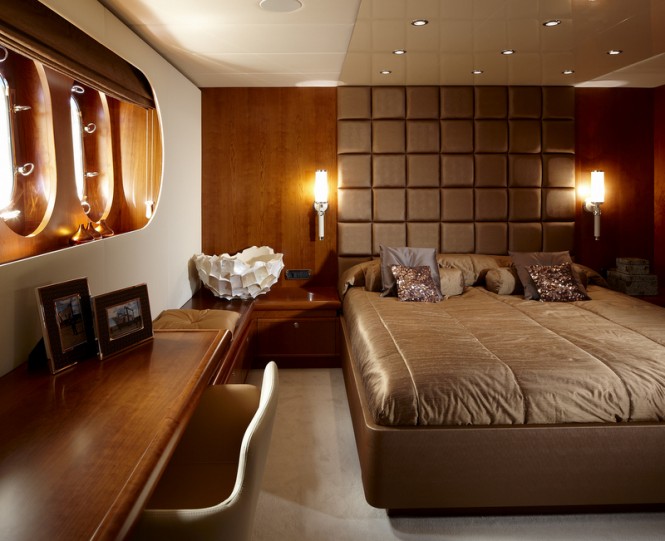 Luxurious cabins aboard My Way superyacht