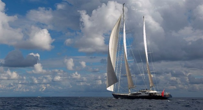 Luxury charter yacht Drumbeat