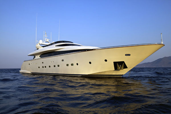 Luxury charter yacht Marnaya