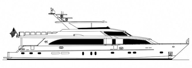 Luxury motor yacht 114 Raised Pilothouse by Hargrave Custom Yachts