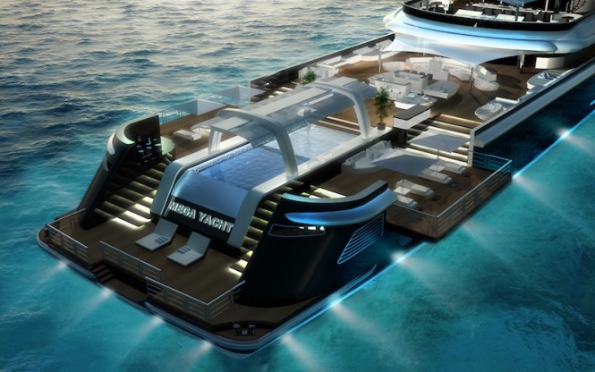 Mega yacht Explore 120 designed by Newcruise
