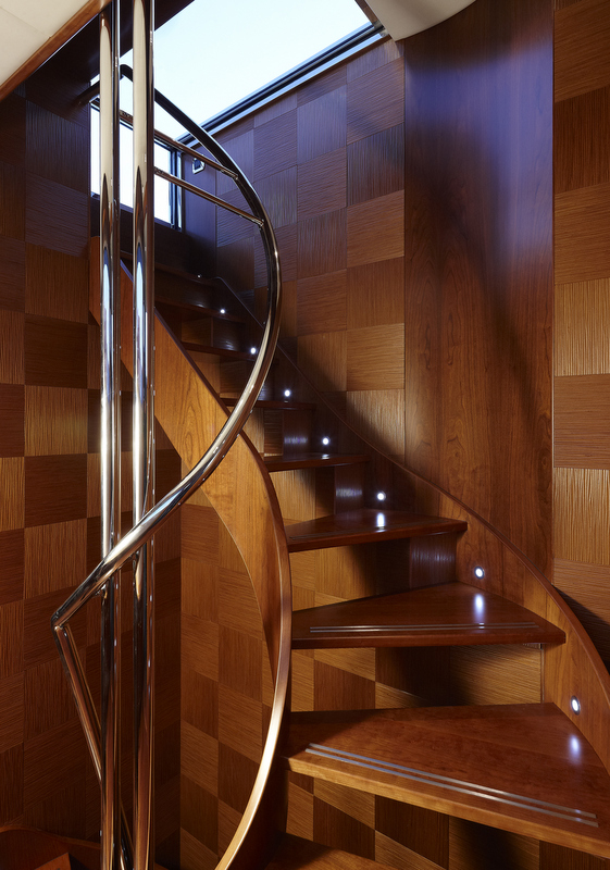 Motor yacht My Way Staircase