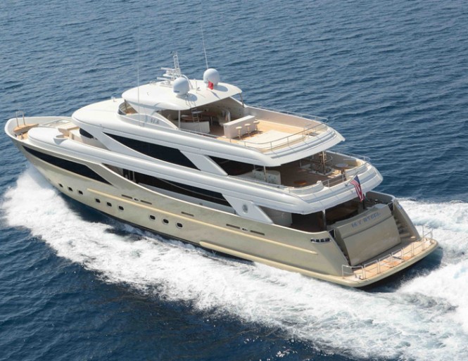My Steel superyacht - rear view