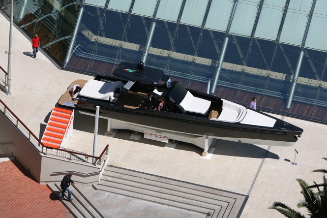 Nasty yacht - view from above