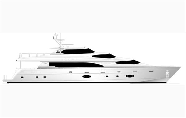 New 105ft motor yacht by Horizon