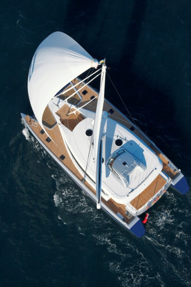 Q5 superyacht - view from above