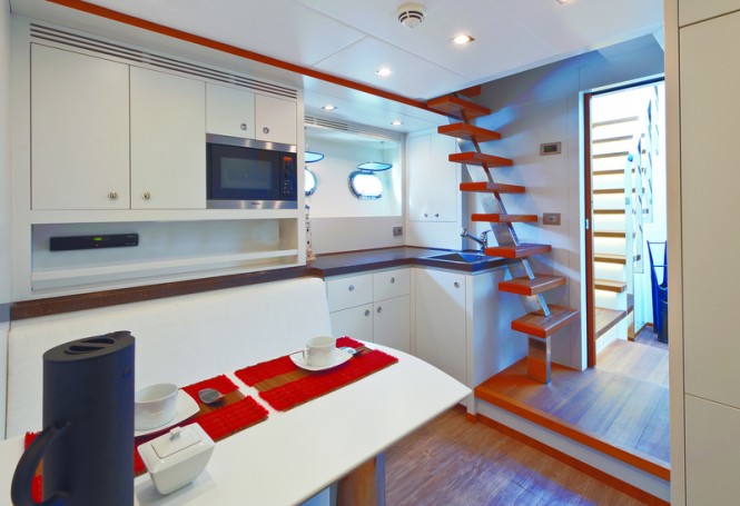 Superyacht Diamond Galley
