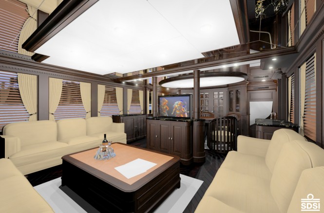 Superyacht Fifth Ocean 24 Main Saloon