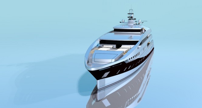 Superyacht Project 591 - front view