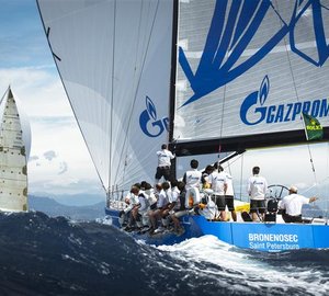 2012 Giraglia Rolex Cup: Swan 60 yacht Bronenosec in pole position