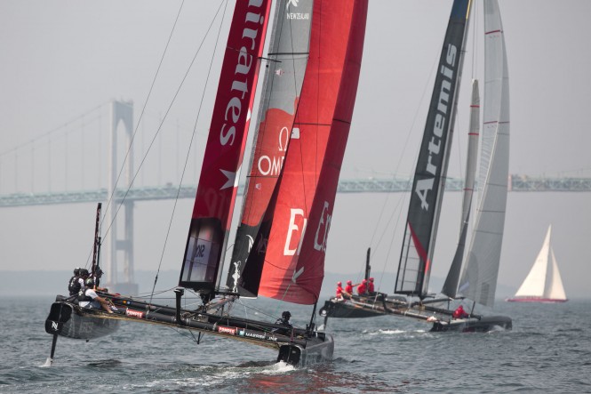 The final day of racing at the Newport ACWS to be shown on NBC Photo Credit Gilles Martin-Raget