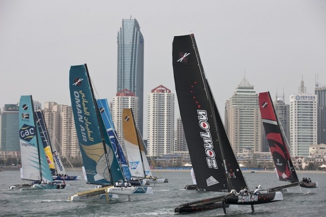 The fleet last met in Qingdao in China for Act 2 Credit: Lloyd Images The fleet last met in Qingdao in China for Act 2 Credit: Lloyd Images