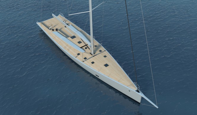 The newly launched WallyCento Hamilton superyacht by Wally Yachts