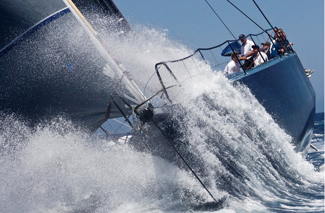 The overall winner of the Performance Division - superyacht Highland Fling Credit Carlo Borlenghi