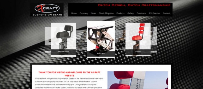 X-Craft Suspension Seats website recently upgraded