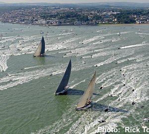 2012 J Class Solent Regatta - Hundred Guinea Cup won by luxury yacht Lionheart