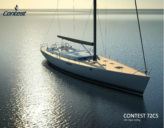 21.8m luxury yacht Contest 72CS