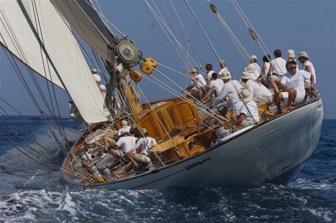 23m superyacht Cambria Photo Credit: Rolex/Carlo Borlenghi