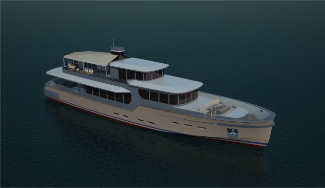 32m superyacht Castle designed by Baris Yurek