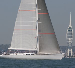 Superyacht Cup Cowes: Day 1 won by sailing yacht Unfurled