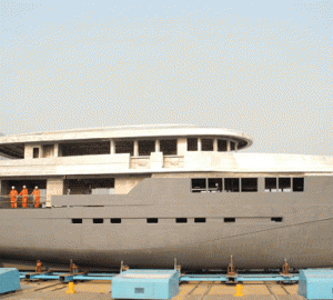 Kingship completes hull and superstructure of the 44m Green Voyager superyacht engineered by Axis Group Yacht Design