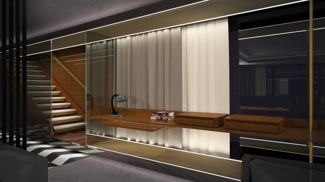 60m superyacht Impervia - Interior by Valerio Romondia