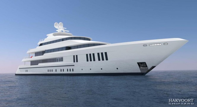 61m motor yacht hull YN248 by Hakvoort Shipyard