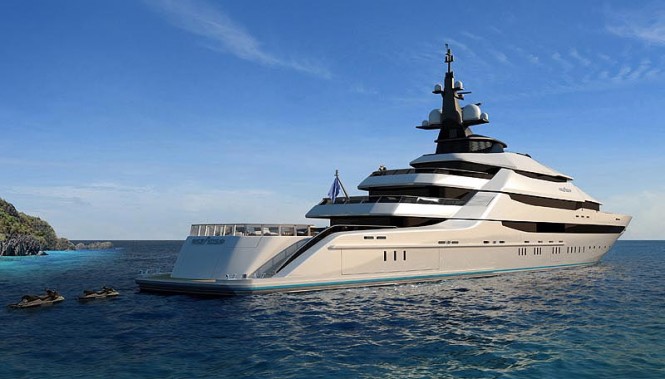 85.6m luxury motor yacht Y708 by Oceanco