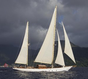 New chainplates for the 88ft classic sailing yacht SINCERITY by Stephens Waring Yacht Design