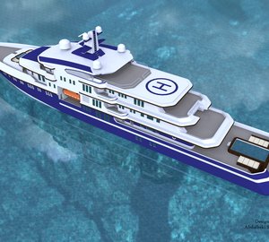 90m Motor Yacht Concept by Abdulbaki Senol