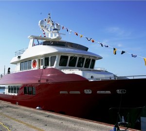 Cantiere delle Marche launched the second Darwin 86 motor yacht PERCHERON