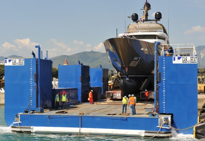 Achilles superyacht - front view Achilles superyacht - front view