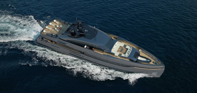 Alubrid 40m Columbus 130 Hybrid superyacht