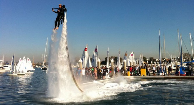 Another new attraction for 2012 is the Jetlev Jetpack Flyer Australia