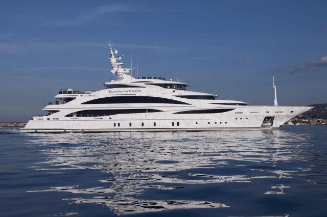 Benetti to showcase megayacht DIAMONDS ARE FOREVER at MYS 2012