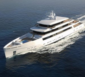 New 55m motor yacht LIGHT 180' concept by Bilgin Yachts and Nauta Design for sale