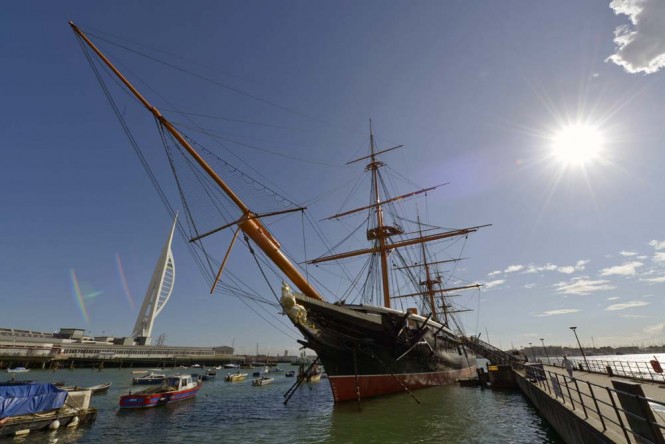 Dinner and sea shanties aboard Portsmouth’s HMS Warrior