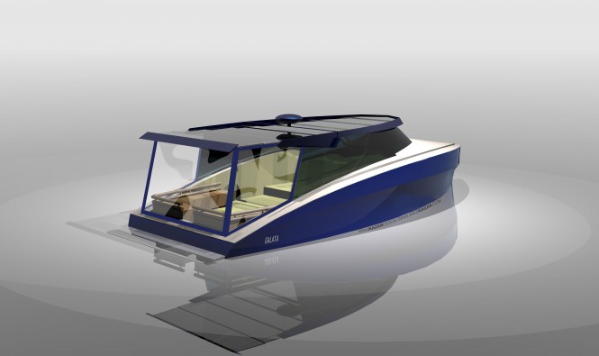 Galata yacht - rear view