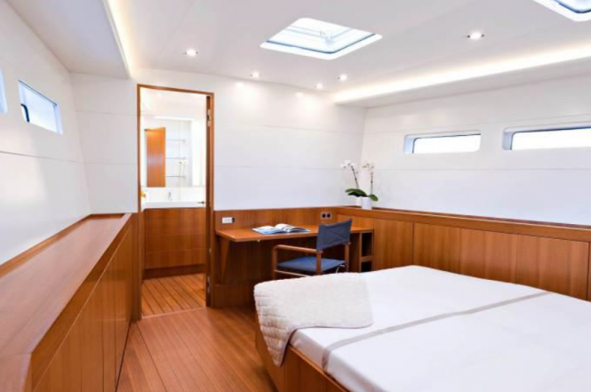 Interior of the luxury yacht GOF - a Baltic 83 yacht by Baltic Yachts