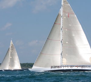 2012 J Class Solent Regatta: Day 2 - Luxury yacht Velsheda takes the leading position