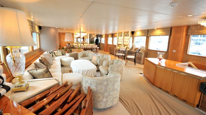 Luxury yacht A2 (ex Masquerade of Sole) - Interior before refit