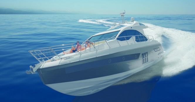 Luxury yacht Azimut 55S