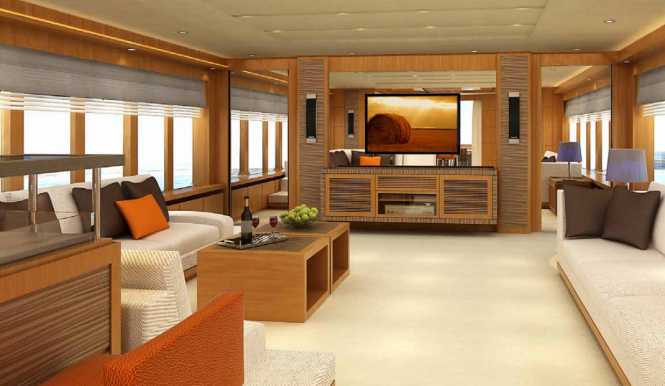 Luxury yacht Electra by IAG Yachts - Main Saloon