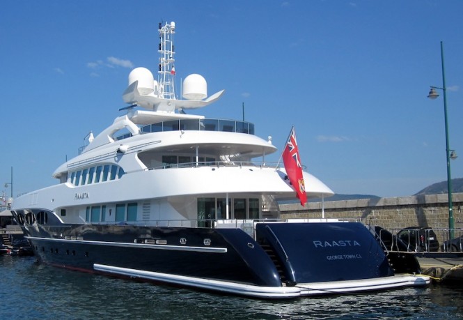 Luxury yacht Raasta