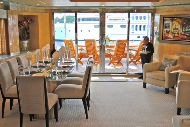 Motor yacht Diamond Girl - Dining Motor yacht Diamond Girl - Dining